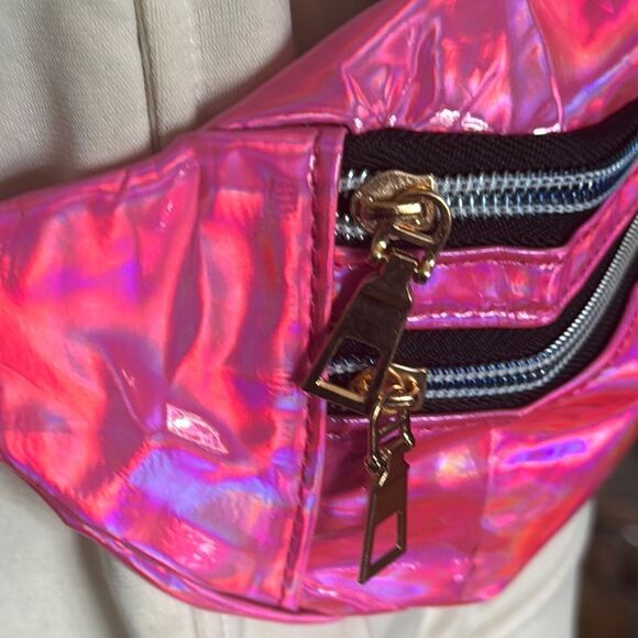 irisesdent bright  Pink Fanny Pack - Picture 4 of 6